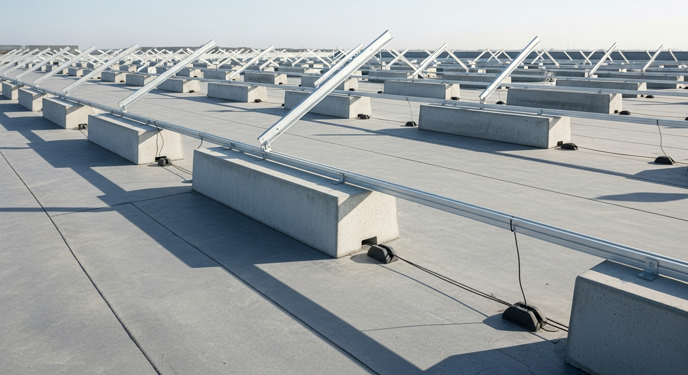 Güneş Paneli Montajında Prekast Beton Kaideler ve Çatı Yalıtımının Önemi