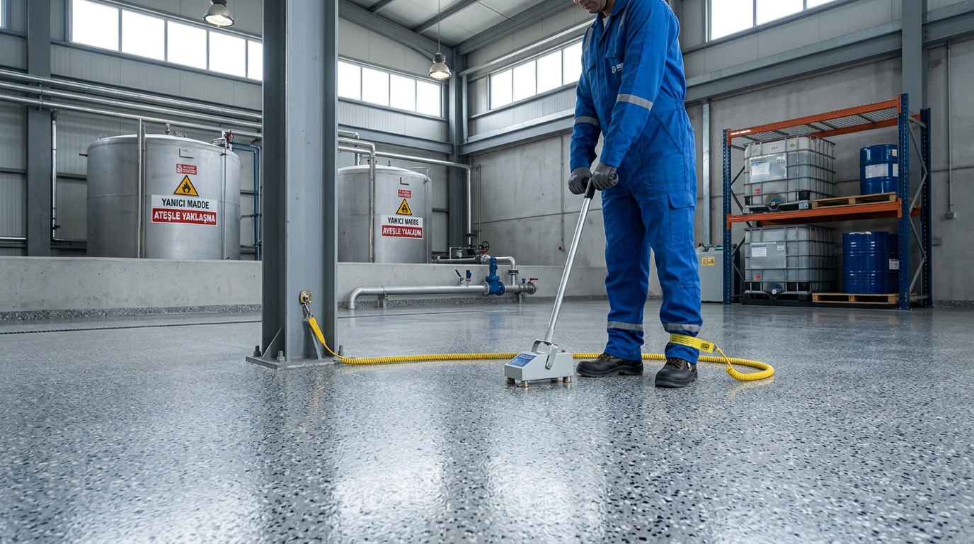 Antistatic Terrazzo Flooring Solutions for Explosive and Flammable Warehouses