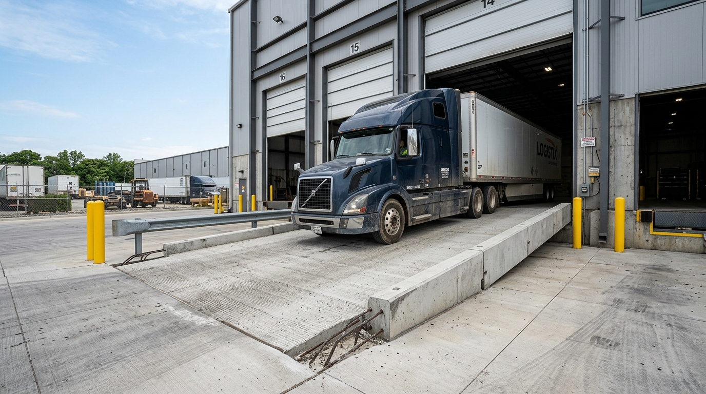 Reinforced Precast Concrete Ramp Systems for Heavy Industrial Traffic
