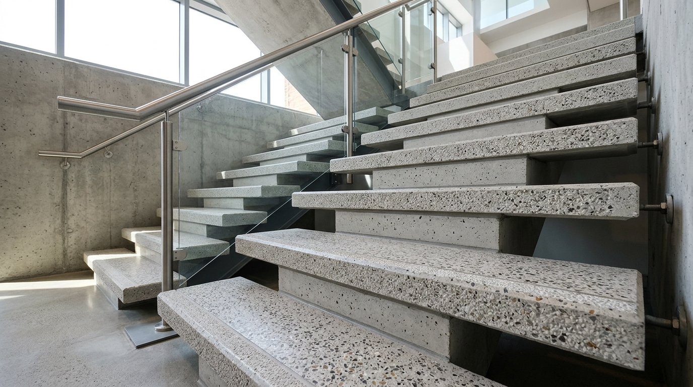 Technical Specifications of Precast Stair Treads: Structural & Design Standards
